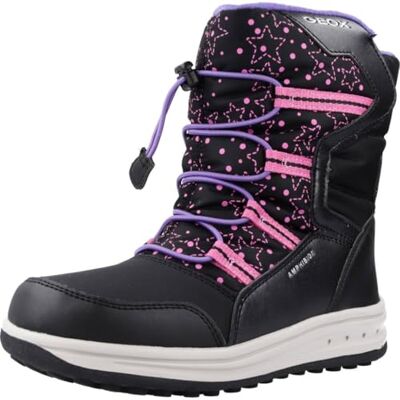 J26FUA054FU Geox Dziewczęce J Roby Girl B ABX A kozaki, Black fuksja, 39 EU J26FUA054FU Geox Dziewczęce J Roby Girl B ABX A kozaki, Black fuksja, 39 EU