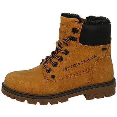 4270350003 TOM TAILOR Kids Chłopięce modne kozaki, piaskowy, 28 4270350003 TOM TAILOR Kids Chłopięce modne kozaki, piaskowy, 28