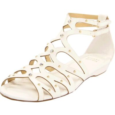 Golddigger Stuart Weitzman Kinderschuhe Sandały dziewczęce , biały biały White 31 EU Golddigger Stuart Weitzman Kinderschuhe Sandały dziewczęce , biały biały White 31 EU