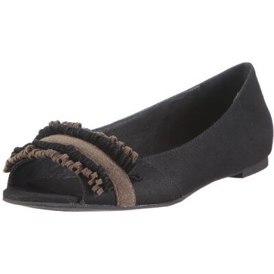 116738 Buffalo London 210-2629 FLEX FABRIC KID SUE BLACK679 baleriny damskie, czarny Czarny Black679-40 EU 116738 Buffalo London 210-2629 FLEX FABRIC KID SUE BLACK679 baleriny damskie, czarny Czarny Black679-40 EU