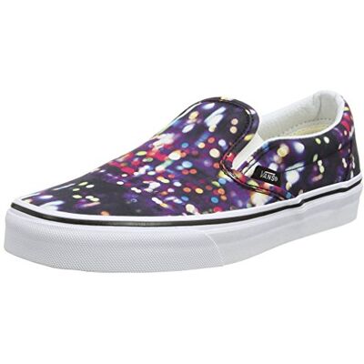 V3DVHNR_Flashing Lights/Black/True White VANS Buty CLASSIC SLIP ON, Wielokolorowy Flashing Lights Black True White, 42 EU V3DVHNR_Flashing Lights/Black/True White VANS Buty CLASSIC SLIP ON, Wielokolorowy Flashing Lights Black True White, 42 EU