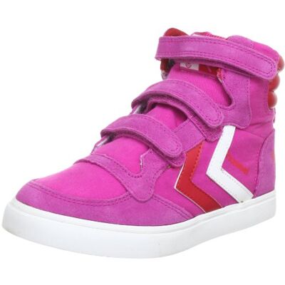 63-426-4009 hummel STADIL CANVAS JR HIGH sneakersy dziecięce, uniseks, Raspberry Ribbon Red White 35 EU 63-426-4009 hummel STADIL CANVAS JR HIGH sneakersy dziecięce, uniseks, Raspberry Ribbon Red White 35 EU