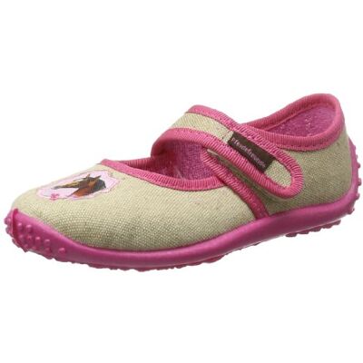 230198 Pferdefreunde Kapcie dziewczęce , beżowy Beige Beige 8-31 EU 230198 Pferdefreunde Kapcie dziewczęce , beżowy Beige Beige 8-31 EU