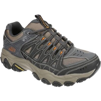 237608 Skechers Men's M. Fit 2.0 Oxford, Charcoal/Gold, 9 237608 Skechers Men's M. Fit 2.0 Oxford, Charcoal/Gold, 9