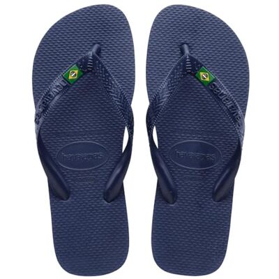 4148255.0555.334 Havaianas Unisex Top Brasil japonki, niebieskie, 35, NIEBIESKI, 34 EU 4148255.0555.334 Havaianas Unisex Top Brasil japonki, niebieskie, 35, NIEBIESKI, 34 EU