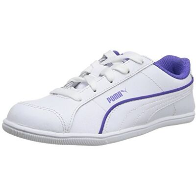 356833 02 PUMA Myndy Jr klapki dziewczęce, Biały Blanc White Blue Iris, 30 EU 356833 02 PUMA Myndy Jr klapki dziewczęce, Biały Blanc White Blue Iris, 30 EU
