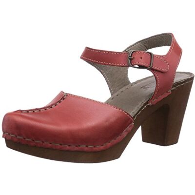 920207_Rot Manitu 920207 damskie sandały typu slingback, czerwony, 36 EU 920207_Rot Manitu 920207 damskie sandały typu slingback, czerwony, 36 EU