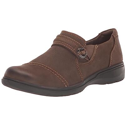 26175050 Clarks Carleigh Pearl mokasyny damskie, Nubuk (taupe), 39 EU 26175050 Clarks Carleigh Pearl mokasyny damskie, Nubuk (taupe), 39 EU