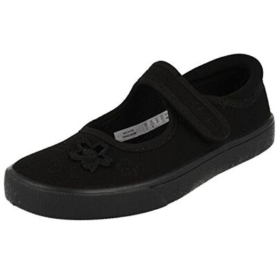 261196497_Black Fabric Clarks Hopper Go Baletowe buty szkolne Dziewczynki, Schwarz Black Fabric 30 EU 261196497_Black Fabric Clarks Hopper Go Baletowe buty szkolne Dziewczynki, Schwarz Black Fabric 30 EU