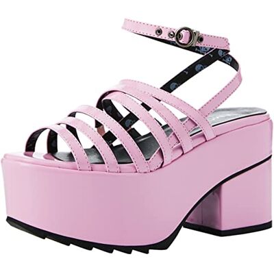 LMF 1404 - Pink patent LAMODA Sandały na platformie Summer Fling Chunky, EU 37, Różowy patent, 37 eu LMF 1404 - Pink patent LAMODA Sandały na platformie Summer Fling Chunky, EU 37, Różowy patent, 37 eu