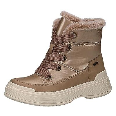 9-26213-41 CAPRICE Damskie buty zimowe sznurowane, Airmotion, wodoodporne, z zamkiem błyskawicznym, szerokość G, wegańskie, Walnut, 37 EU 9-26213-41 CAPRICE Damskie buty zimowe sznurowane, Airmotion, wodoodporne, z zamkiem błyskawicznym, szerokość G, wegańskie, Walnut, 37 EU