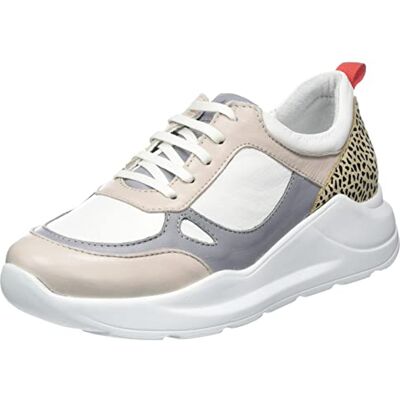0063634 Andrea Conti Damskie buty typu sneakers , Biały gołąb srebrny lampart, 41 EU 0063634 Andrea Conti Damskie buty typu sneakers , Biały gołąb srebrny lampart, 41 EU