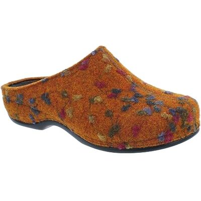 01028-438 Berkemann Damskie kapcie Donata, Pomarańczowe krop, 35.5 eu 01028-438 Berkemann Damskie kapcie Donata, Pomarańczowe krop, 35.5 eu