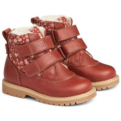 WF350i Wheat Unisex dziecięce buty zimowe Moon Klett Tex Print, 50% płótno z recyklingu, oddychające, wodoodporne buty śnieżne, 2072 Red, 25 EU WF350i Wheat Unisex dziecięce buty zimowe Moon Klett Tex Print, 50% płótno z recyklingu, oddychające, wodoodporne buty śnieżne, 2072 Red, 25 EU