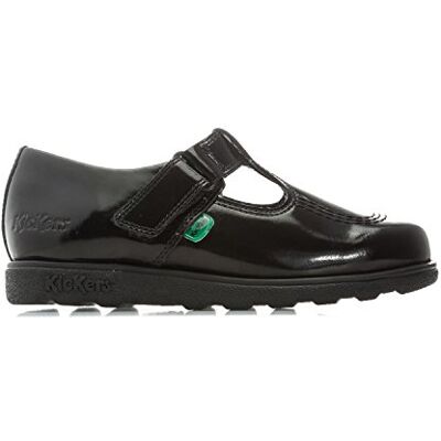 115176_BLK Kickers Fragma T-bar baleriny dziewczęce, czarny, 35 EU 115176_BLK Kickers Fragma T-bar baleriny dziewczęce, czarny, 35 EU