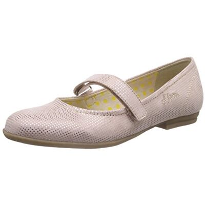 5-5-42406-36-394 s.Oliver Dziewczęce 42406 baleriny zamknięte, beżowy Beige Nature Gold 394-36 EU 5-5-42406-36-394 s.Oliver Dziewczęce 42406 baleriny zamknięte, beżowy Beige Nature Gold 394-36 EU