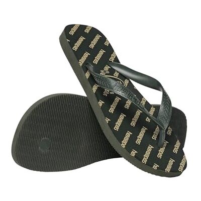 4149891 Havaianas Top Logomania Essential, Olive Green, 5.5/6 4149891 Havaianas Top Logomania Essential, Olive Green, 5.5/6