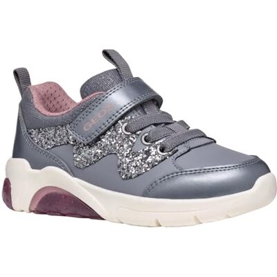J46M4D054AJ Geox J Fadinlight Girl D, Trampki Dziewczyny, Grey Rose, 37 EU J46M4D054AJ Geox J Fadinlight Girl D, Trampki Dziewczyny, Grey Rose, 37 EU