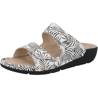 01466-096 Berkemann Damskie kapcie Winona, czarno-biały, 35.5 eu 01466-096 Berkemann Damskie kapcie Winona, czarno-biały, 35.5 eu