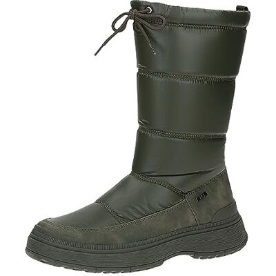 9-26421-41 CAPRICE Damskie Półdługie kozaki, Khaki Comb, 38.5 EU 9-26421-41 CAPRICE Damskie Półdługie kozaki, Khaki Comb, 38.5 EU
