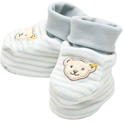 L000030017 Steiff Buty niemowlęce uniseks GOTS Baby Wellness w paski, 2, Celestial Blue, 6-18 Monate L000030017 Steiff Buty niemowlęce uniseks GOTS Baby Wellness w paski, 2, Celestial Blue, 6-18 Monate