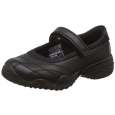 81264L-BLK Skechers Dziewczyny Velocity Pouty Mary Jane buty szkolne, Czarny, 28.5 EU 81264L-BLK Skechers Dziewczyny Velocity Pouty Mary Jane buty szkolne, Czarny, 28.5 EU