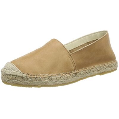 17073457_Tan PIECES Pskatie Leather Espadrillos Tan espadryle, brązowy Br?zowa opalenizna 38 EU 17073457_Tan PIECES Pskatie Leather Espadrillos Tan espadryle, brązowy Br?zowa opalenizna 38 EU