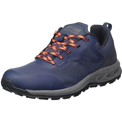 4054041_1010_ Jack Wolfskin Mężczyźni WOODLAND SHELL TEXAPORE LOW M buty do chodzenia, night Niebieski, 44 EU 4054041_1010_ Jack Wolfskin Mężczyźni WOODLAND SHELL TEXAPORE LOW M buty do chodzenia, night Niebieski, 44 EU