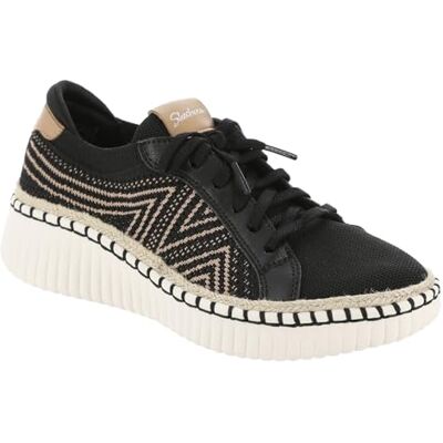 100716-BLK Skechers Modern Comfort Women's Women's Wilshire BLVD-Bellevue Sneaker, Black, 7 100716-BLK Skechers Modern Comfort Women's Women's Wilshire BLVD-Bellevue Sneaker, Black, 7