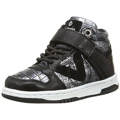 112406_Negro Victoria Unisex 112406 wysokie buty sportowe dla dzieci, czarny czarny Negro 29 EU 112406_Negro Victoria Unisex 112406 wysokie buty sportowe dla dzieci, czarny czarny Negro 29 EU