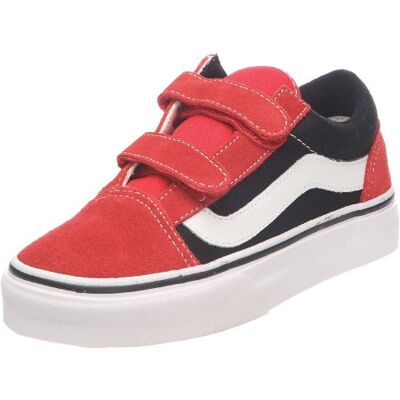 VD3Z5SK_High Risk Red/T_3.5 Vans Old Skool V, chłopięce sneakersy, czerwony Czerwony róż High Risk Red T 34.5 EU VD3Z5SK_High Risk Red/T_3.5 Vans Old Skool V, chłopięce sneakersy, czerwony Czerwony róż High Risk Red T 34.5 EU