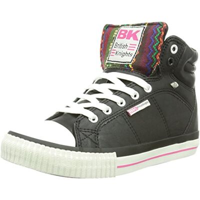 B34-3795 British Knights DEE wysokie buty sportowe damskie, czarny Czarny Black Pink07-39 eu B34-3795 British Knights DEE wysokie buty sportowe damskie, czarny Czarny Black Pink07-39 eu