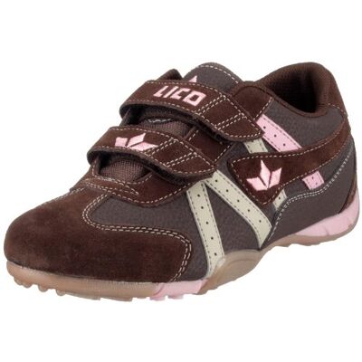 LICO Hardy V 530088, dziewczęce buty sportowe, Brązowy, brązowy, różowy, beżowy, 30 EU LICO Hardy V 530088, dziewczęce buty sportowe, Brązowy, brązowy, różowy, beżowy, 30 EU