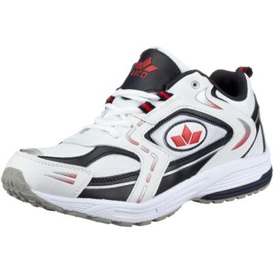 LICO Linus 110066, męskie buty sportowe – do wnętrz, biały biały biały biały morski czerwony 45 EU LICO Linus 110066, męskie buty sportowe – do wnętrz, biały biały biały biały morski czerwony 45 EU