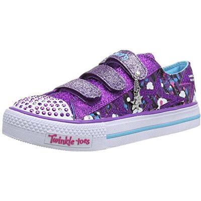 10444L_PRTQ Skechers Shuffles Glitter N Glitz dziewczęce buty funkcyjne, Fioletowy Prtq, 27.5 EU 10444L_PRTQ Skechers Shuffles Glitter N Glitz dziewczęce buty funkcyjne, Fioletowy Prtq, 27.5 EU