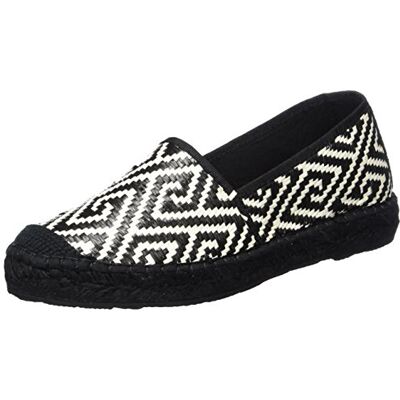 16055212_Black SELECTED FEMME Sfmarley Geometric espadryle damskie, czarny czarny Black 37 eu 16055212_Black SELECTED FEMME Sfmarley Geometric espadryle damskie, czarny czarny Black 37 eu