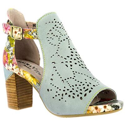 0002344_Gris Laura Vita Damskie sandały Becrnieo 309 Peeptoe, szary Szary Gris Gris 36 EU 0002344_Gris Laura Vita Damskie sandały Becrnieo 309 Peeptoe, szary Szary Gris Gris 36 EU