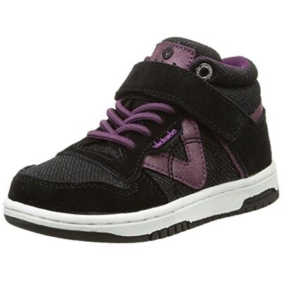 112408_ Victoria Unisex 112408 wysokie buty sportowe dla dzieci, czarny czarny Negro 32 EU 112408_ Victoria Unisex 112408 wysokie buty sportowe dla dzieci, czarny czarny Negro 32 EU