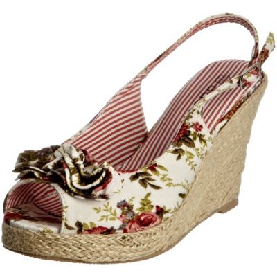 ls6147 Odeon Damskie Joyce Slingbacks esradilles, biały i kolorowy 40 EU ls6147 Odeon Damskie Joyce Slingbacks esradilles, biały i kolorowy 40 EU