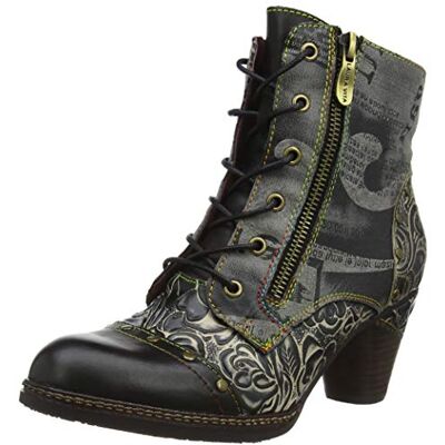 ALCIZEEO 12 Laura Vita damskie botki, Czarny Noir Noir Noir, 36 EU ALCIZEEO 12 Laura Vita damskie botki, Czarny Noir Noir Noir, 36 EU