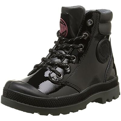 74654_315 Black Palladium Wendy Verni K, wysokie trampki dziewczęce, Czarny i czerwony, czarny i pomarańczowy, 29 EU 74654_315 Black Palladium Wendy Verni K, wysokie trampki dziewczęce, Czarny i czerwony, czarny i pomarańczowy, 29 EU