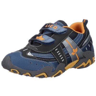 Lico Nils V 340151, chłopięce sneakersy, niebieskie, (morski-pomarańczowy-czarny), niebieski 36 EU Lico Nils V 340151, chłopięce sneakersy, niebieskie, (morski-pomarańczowy-czarny), niebieski 36 EU