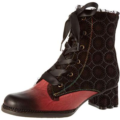 IACDINEO 05 Laura Vita Damskie buty Mid Calf Boot, czerwony, 38 EU IACDINEO 05 Laura Vita Damskie buty Mid Calf Boot, czerwony, 38 EU