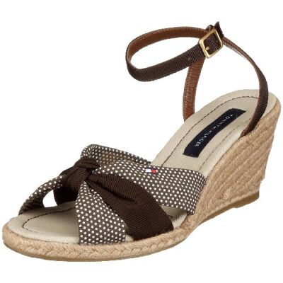 Tommy Hilfiger Mary 1 B FW5SA01465, damskie sandały/modne, brązowy Braun Darkbrown201-40 EU Tommy Hilfiger Mary 1 B FW5SA01465, damskie sandały/modne, brązowy Braun Darkbrown201-40 EU