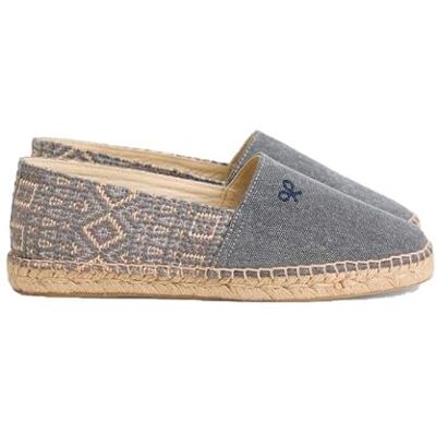 S261041402002 SILBON Espadryle etniczne, Granatowy, 41 EU S261041402002 SILBON Espadryle etniczne, Granatowy, 41 EU