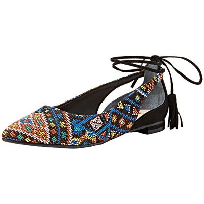 FLSEV1FAP02_Blue Guess Sevita, Balerinki damskie, Niebieski Dark Blue, 38 EU FLSEV1FAP02_Blue Guess Sevita, Balerinki damskie, Niebieski Dark Blue, 38 EU