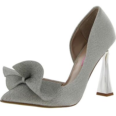 NOBB01S5-751 Betsey Johnson Damskie czółenka Nobble-p, Srebrny, 38 EU NOBB01S5-751 Betsey Johnson Damskie czółenka Nobble-p, Srebrny, 38 EU