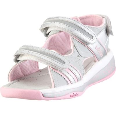 000002/000018-0096 Swissies Dziewczęce sandały Silvy, srebrny Silber Silver Cement Mid Pink 28 EU 000002/000018-0096 Swissies Dziewczęce sandały Silvy, srebrny Silber Silver Cement Mid Pink 28 EU