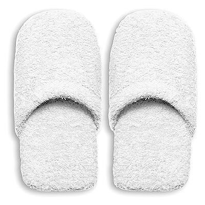 Excelsa Kapcie łazienkowe, frotte, białe, 36 – 40, 2 sztuki Excelsa Kapcie łazienkowe, frotte, białe, 36 – 40, 2 sztuki