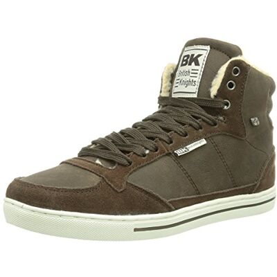 B34-3610 British Knights DOUGLAS damskie wysokie buty typu sneakers, brązowy Braun Dk Brown04-36 EU B34-3610 British Knights DOUGLAS damskie wysokie buty typu sneakers, brązowy Braun Dk Brown04-36 EU